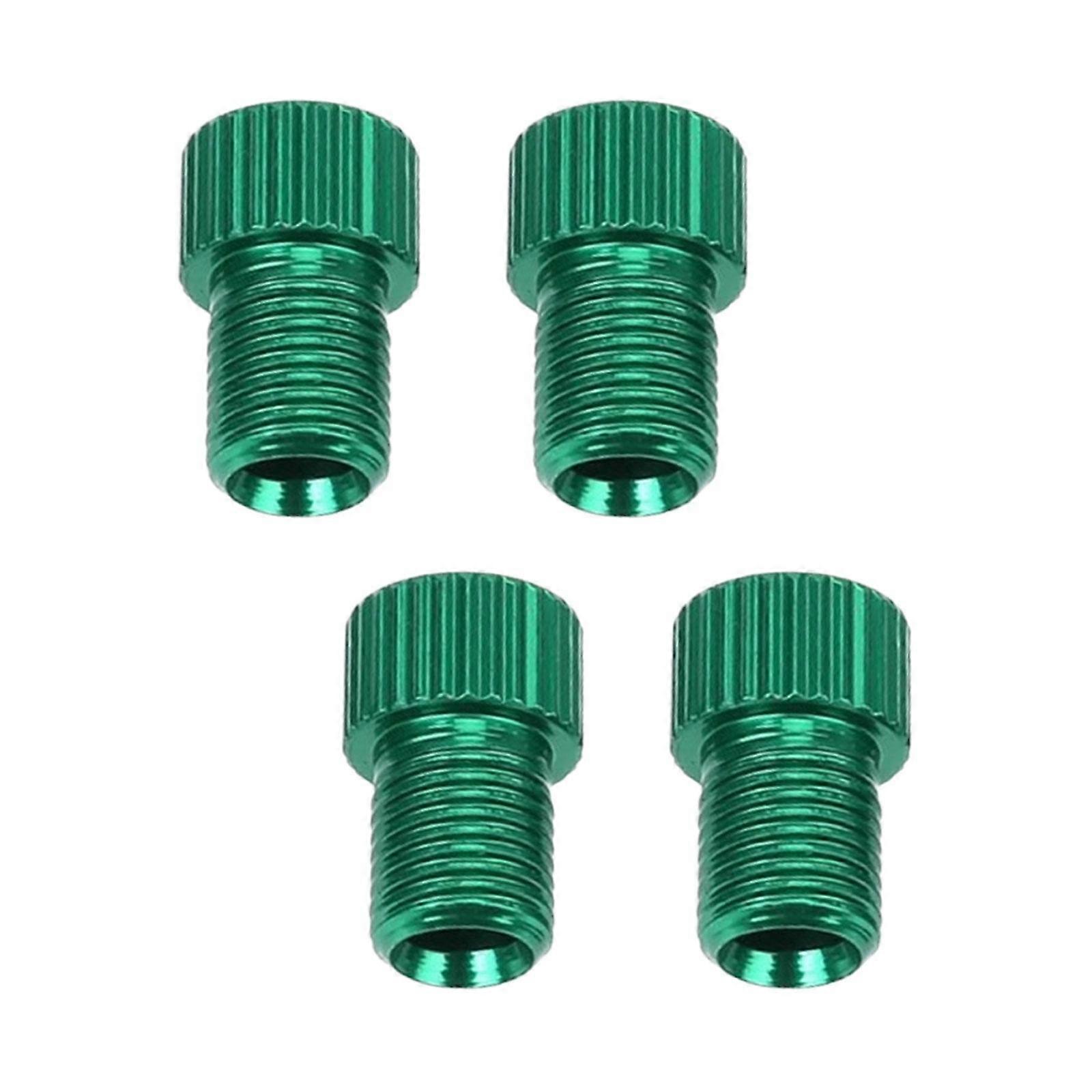 4Pcs Bike Valve Connector Conversion Pump Tool Bicycles Supplies Replace Convert