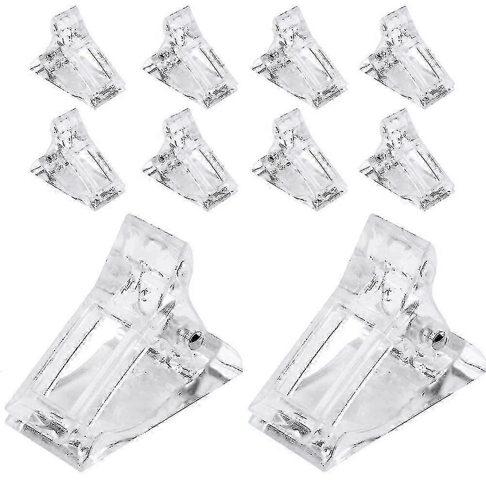 10pcs Nail Tips Clip Nail Tips Shape Clips Nail Clips For Poly Building Clip Poly