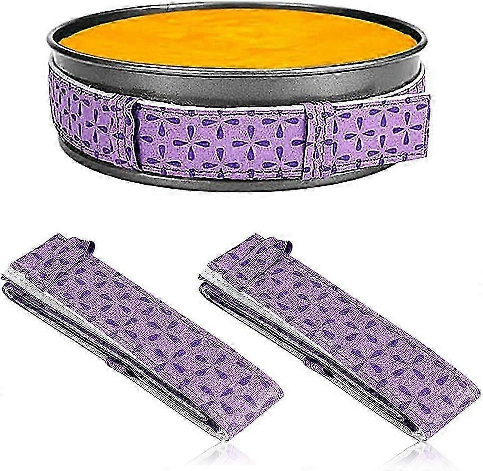 Cake Strips, 2 Pieces Baking Strips, thick cotton baking tape, super absorbent