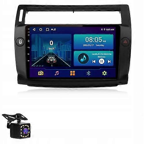 Bilradio Citroen C4 2004-2009 Sort 2-din