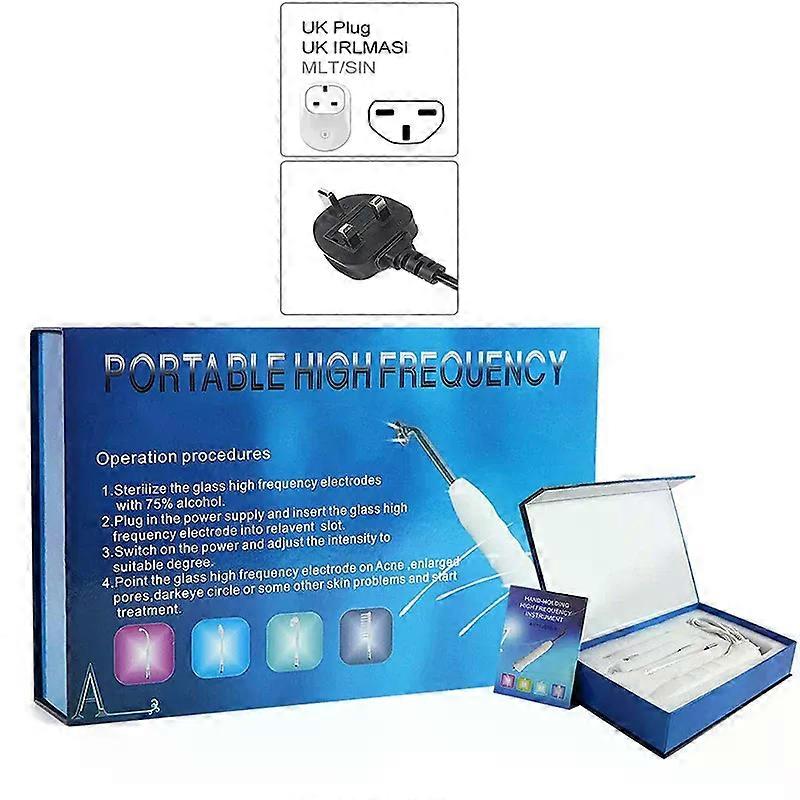 שימוש ביתי מוצרי יופי בתדר גבוה סט מכונת שרביט טיפול בפנים ציוד יופי עור נייד