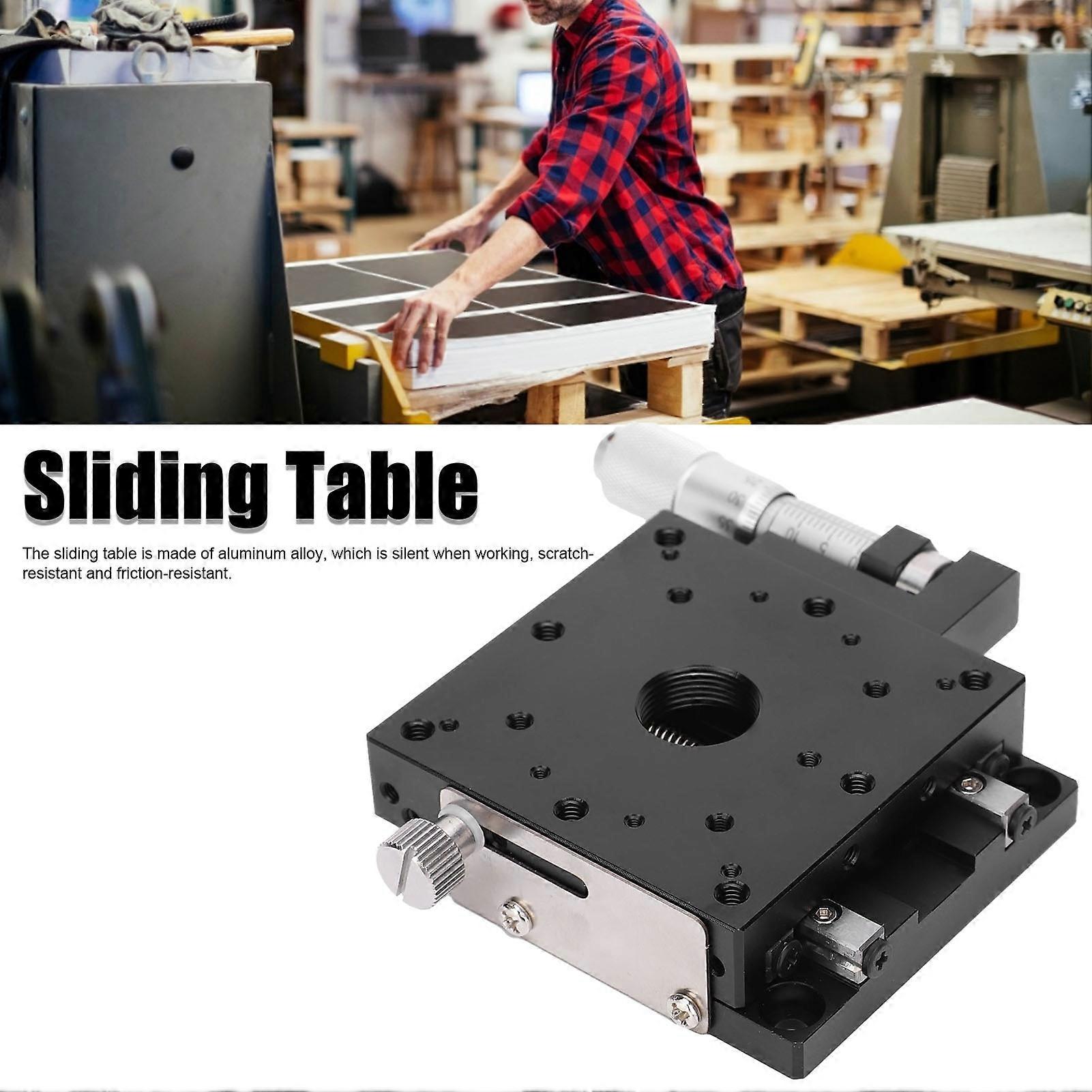 XAxis Sliding Table Crossed Roller Linear Motion Trimming Displacement Platform XPG60