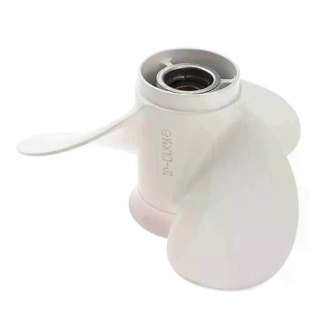 3 شفرة محرك خارجي مروحة بلاستيكية 9 1/4 × 10-J1 لأجزاء محرك محرك القارب ياماها 15