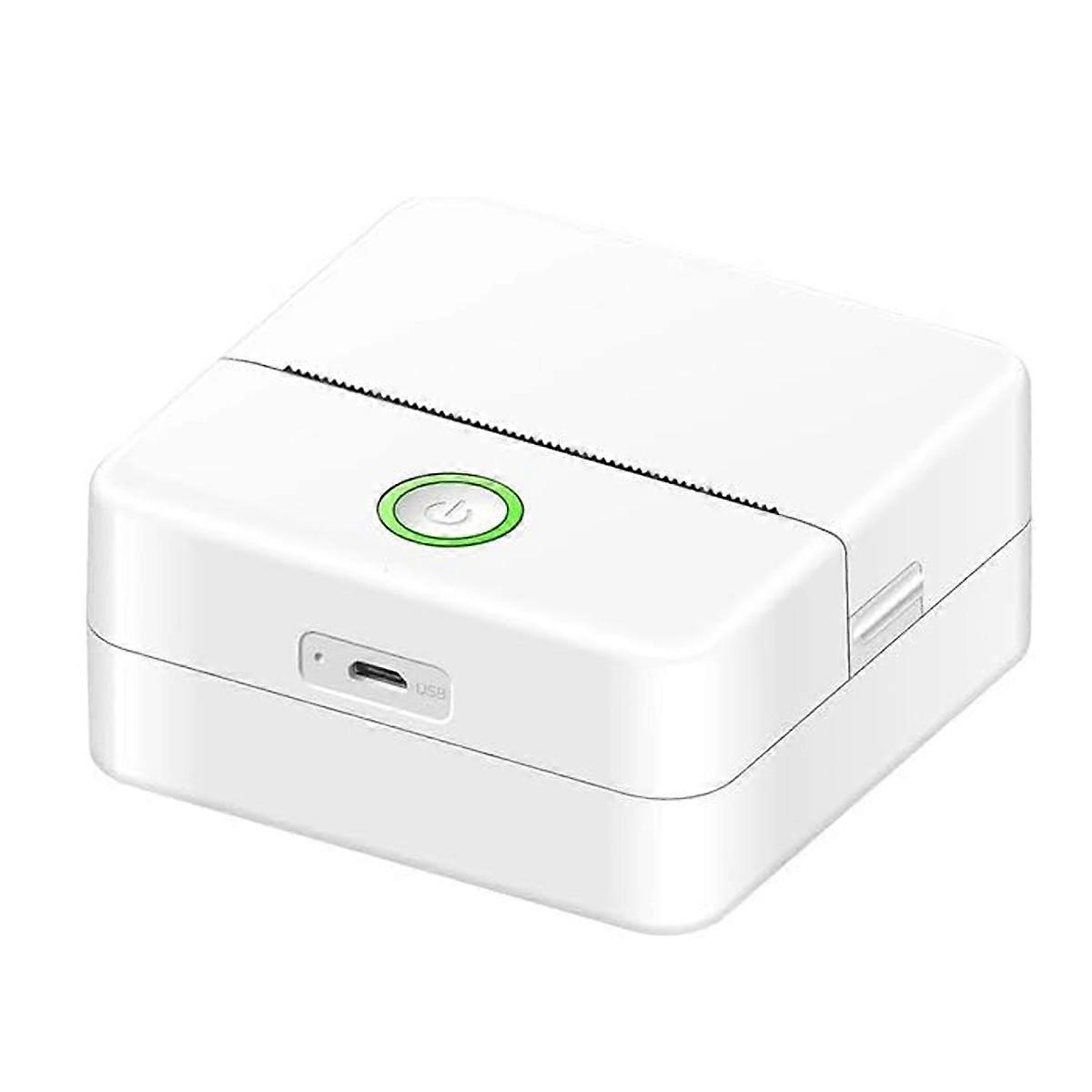 Portable Thermal Pocket Printer Inkless Bluetooth Mini Printer Wireless Removable Printer Study Notes Picture Photo Printing Stickers Labels