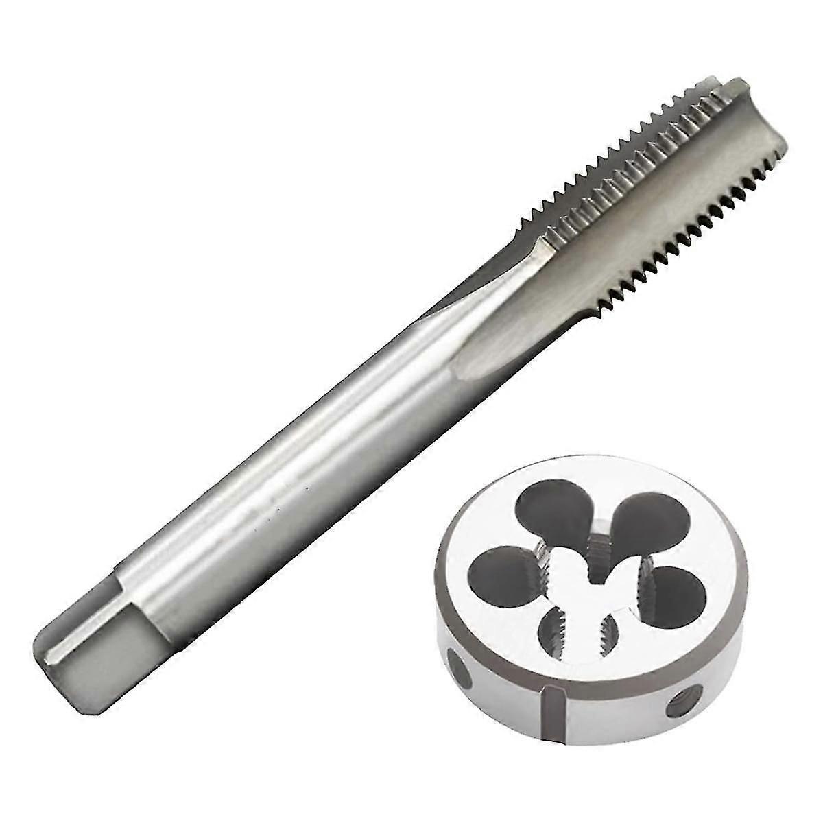 M14 X 1.5mm Metric Tap and Die Set,High-Speed Steel Machine Tap Die Set,Thread Tap and Round Thread Die