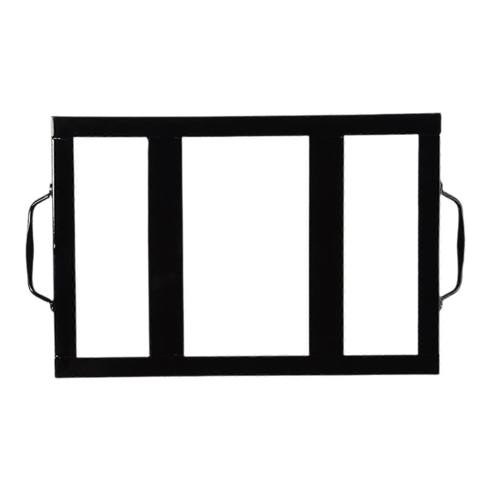 Grill Food Tray with Salt Block Holder for Serving Meat, BBQ Cooking Tool, Salt Block Not Included