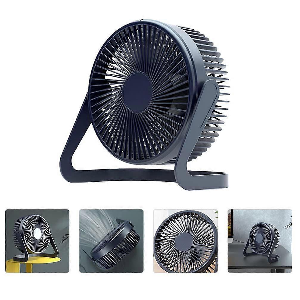 Small Silent Electric Desk Fan (Black)