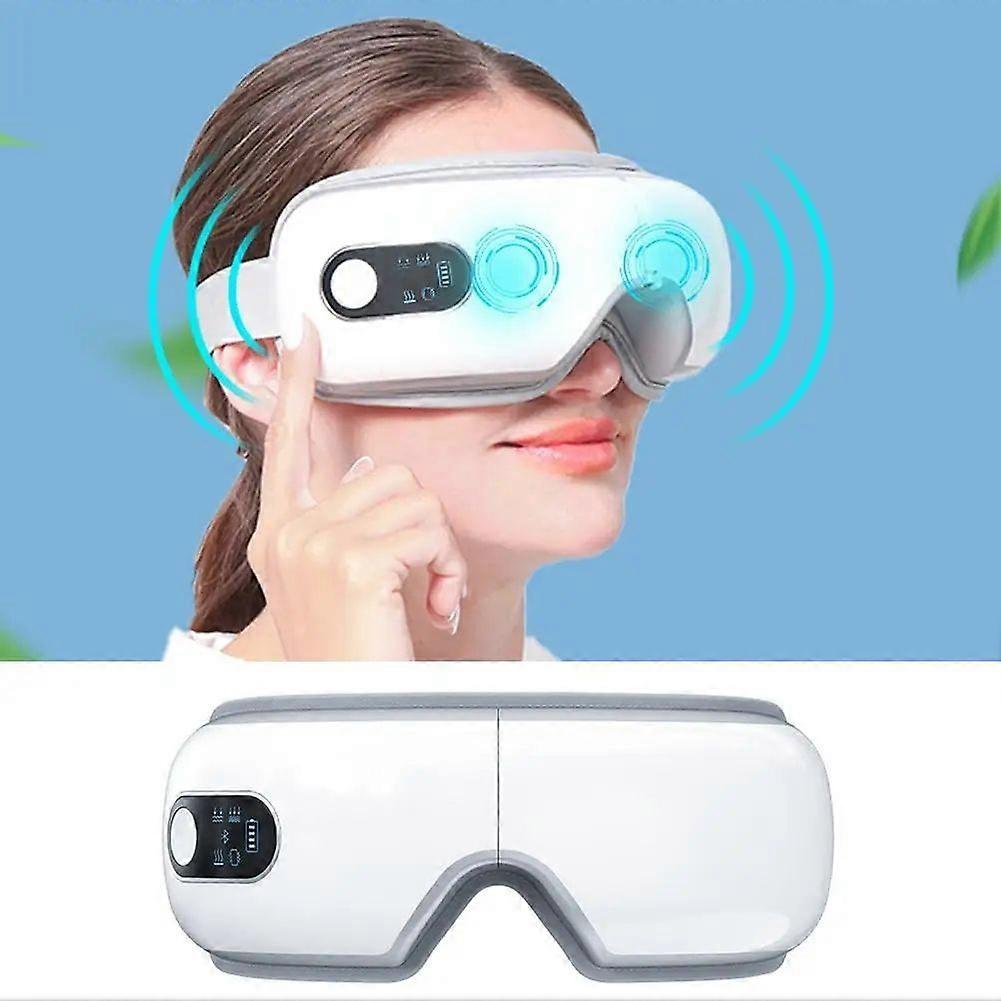Rechargeable Eye Massager With Bluetooth Music Enjoy Comfortable Eye Massage Relaxing The Eye Muscles