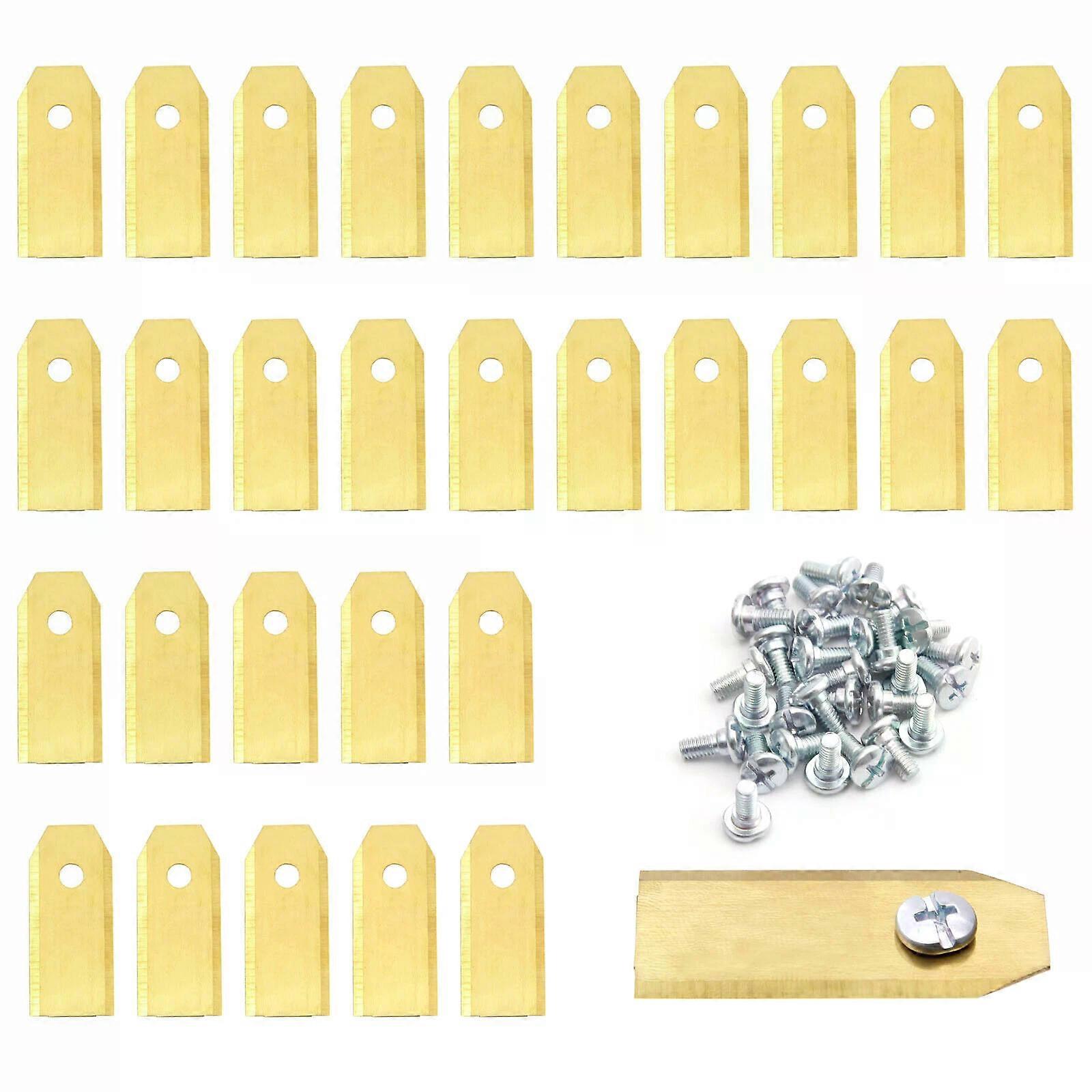 72X replacement blade titanium, 43mm long, for Husqvarna Automower and Gardena robot mowers