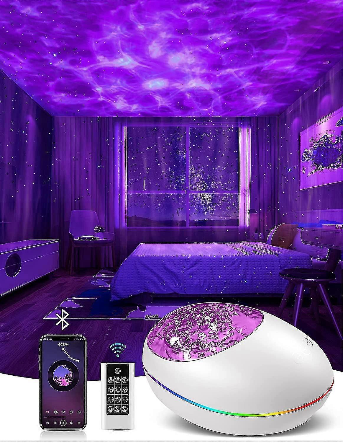 Ocean Wave Kids Ceiling Projector Multi-color USB Charging Ocean