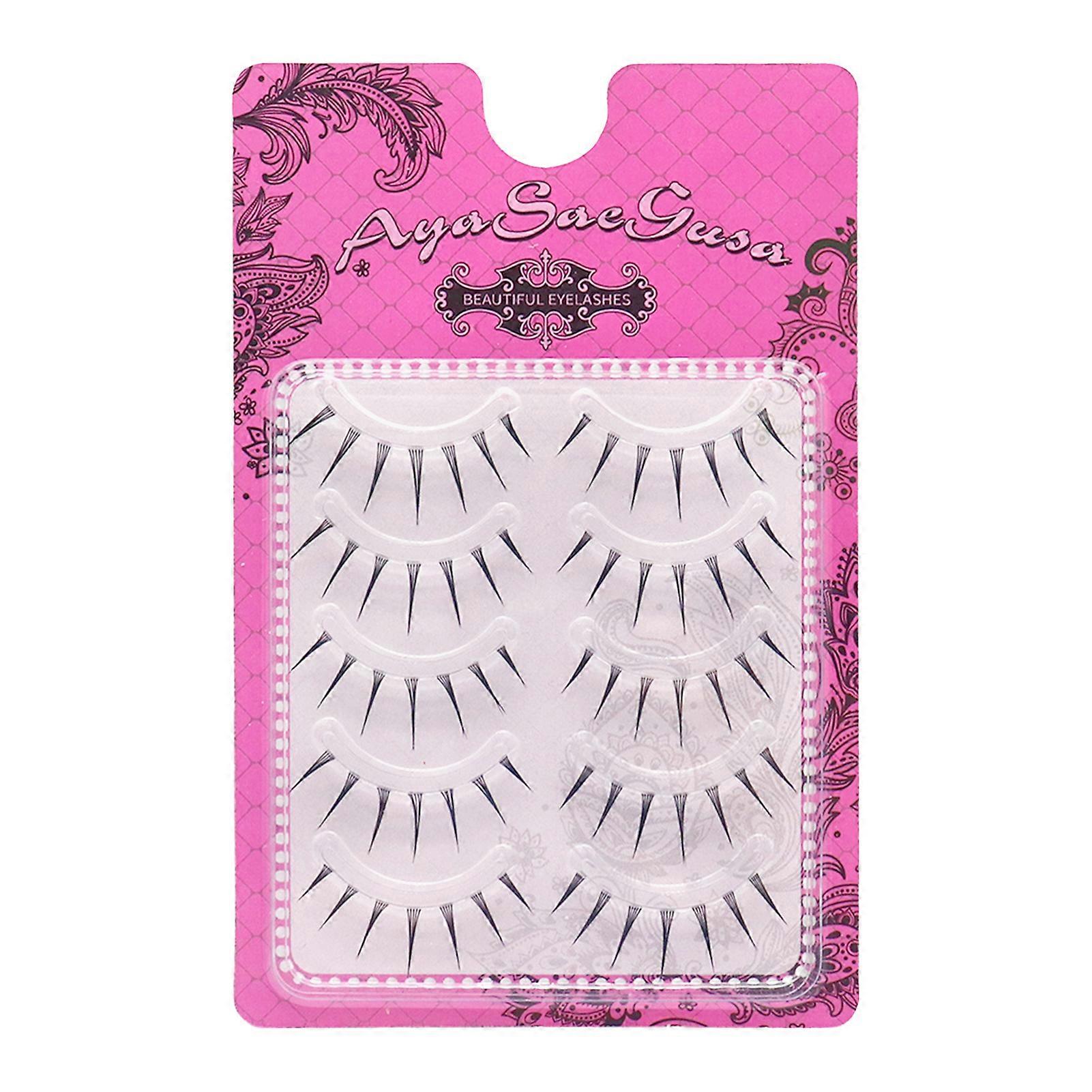 Makeup Extensions Strip Lashes Clear Band Simulation False Eyelashes