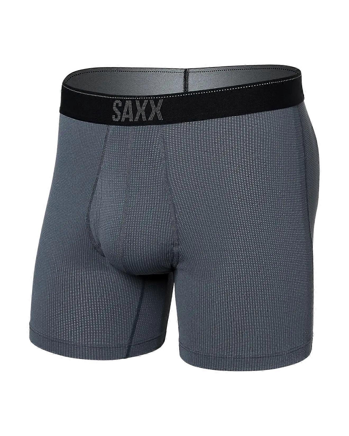 Saxx Underwear Quest Boxer Performance in rete ad asciugatura rapida 5" - Turbolenza