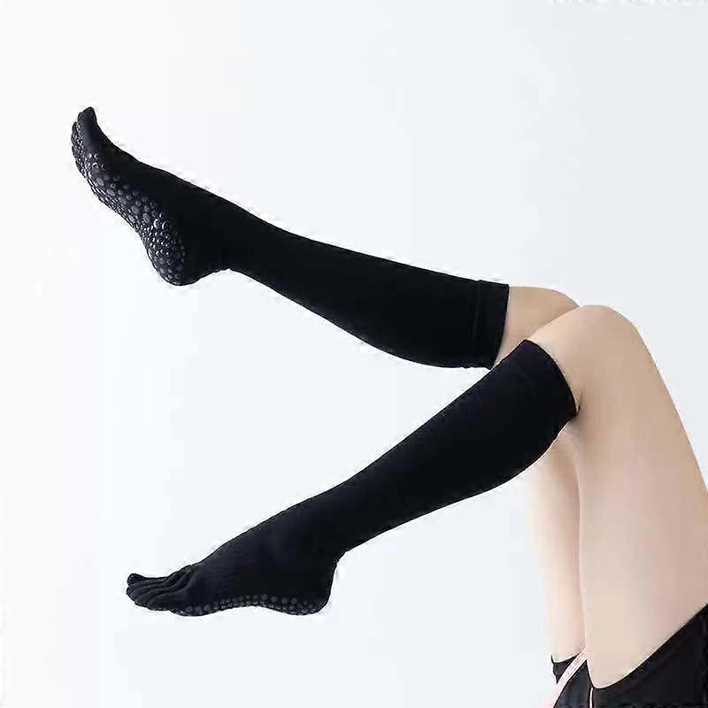 Yoga exercise socks Thin Breathable Dance Pilates Training Long Socks