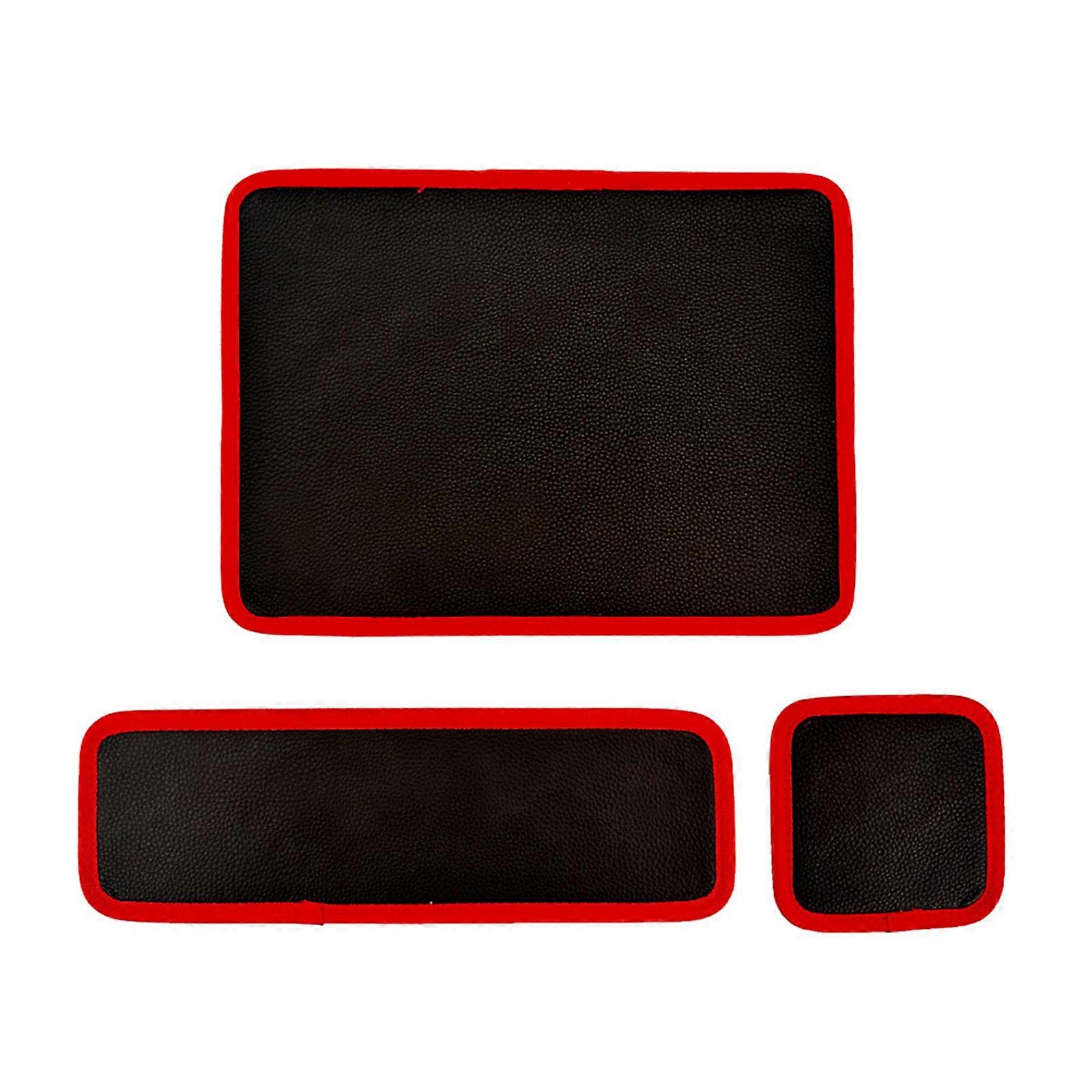 Sturdy Double Faced Magnetic Leather Tool Pad Flexible Tool Holder for Seamless Desk Arrangement and Easy Switching