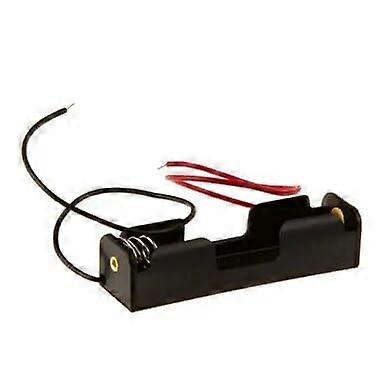 Nastyaer Holder for 1x AA Cell with Lead Wire - Black Wedge Base Compatible with Standard Battery Applications