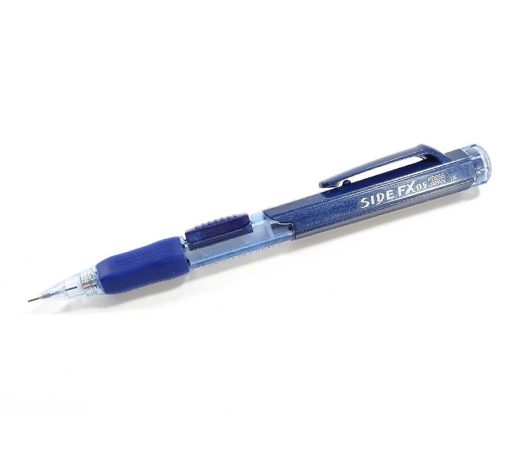 Replacement 0.5mm Mechanical Pencil Side FX PD255 from JAPAN Desgin (Blue)
