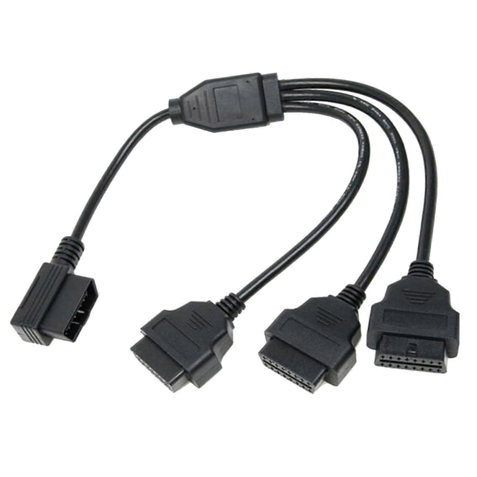OBD2 Extension Cord OBD2 Splitter Cable Diagnostic Programming Tool Efficient Diagnostics & Repairs for Car Maintenance