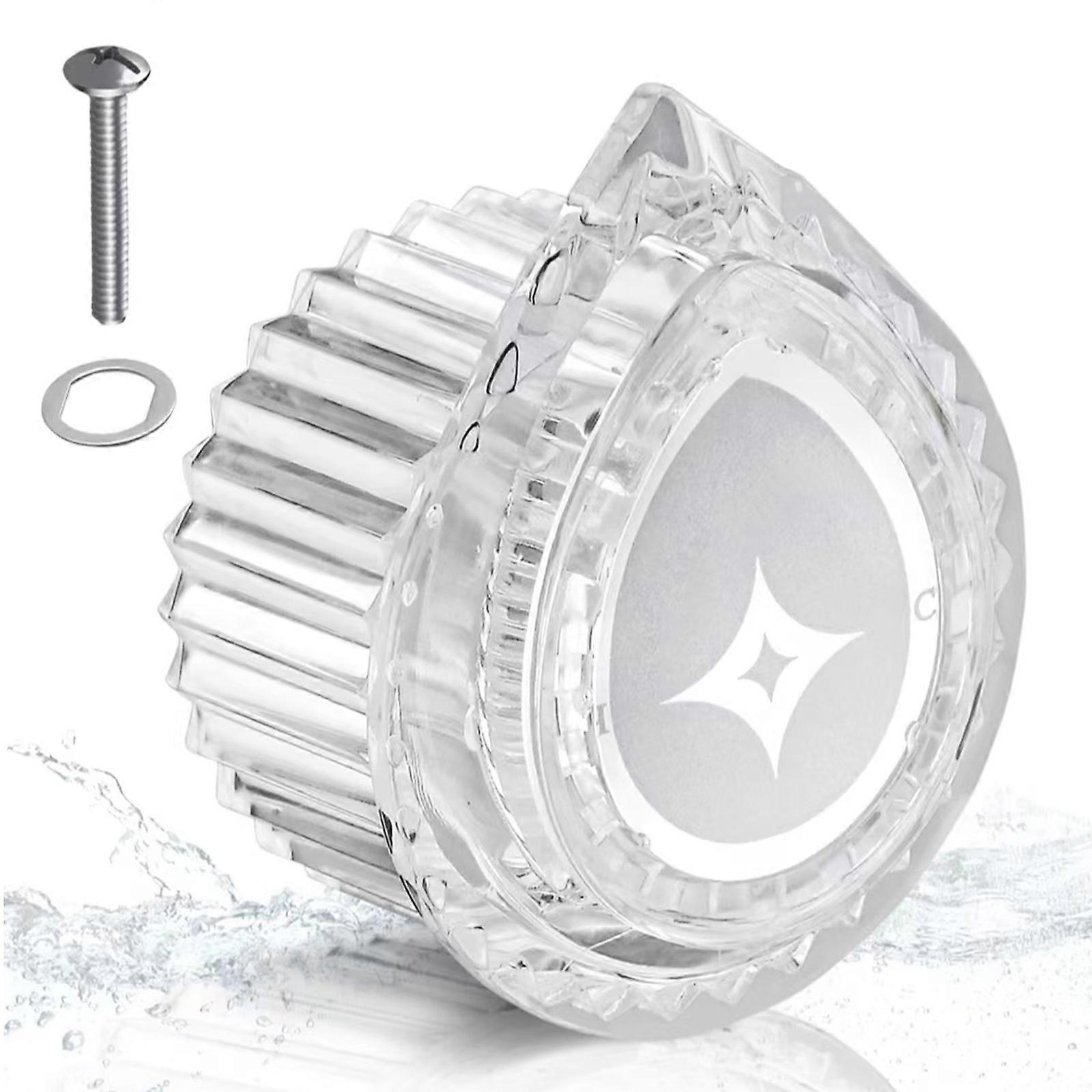Replacement Handle Single Handle Tub Handle Shower Handle Acrylic Texture Clear Acrylic Shower Handle Suitable for Bath
