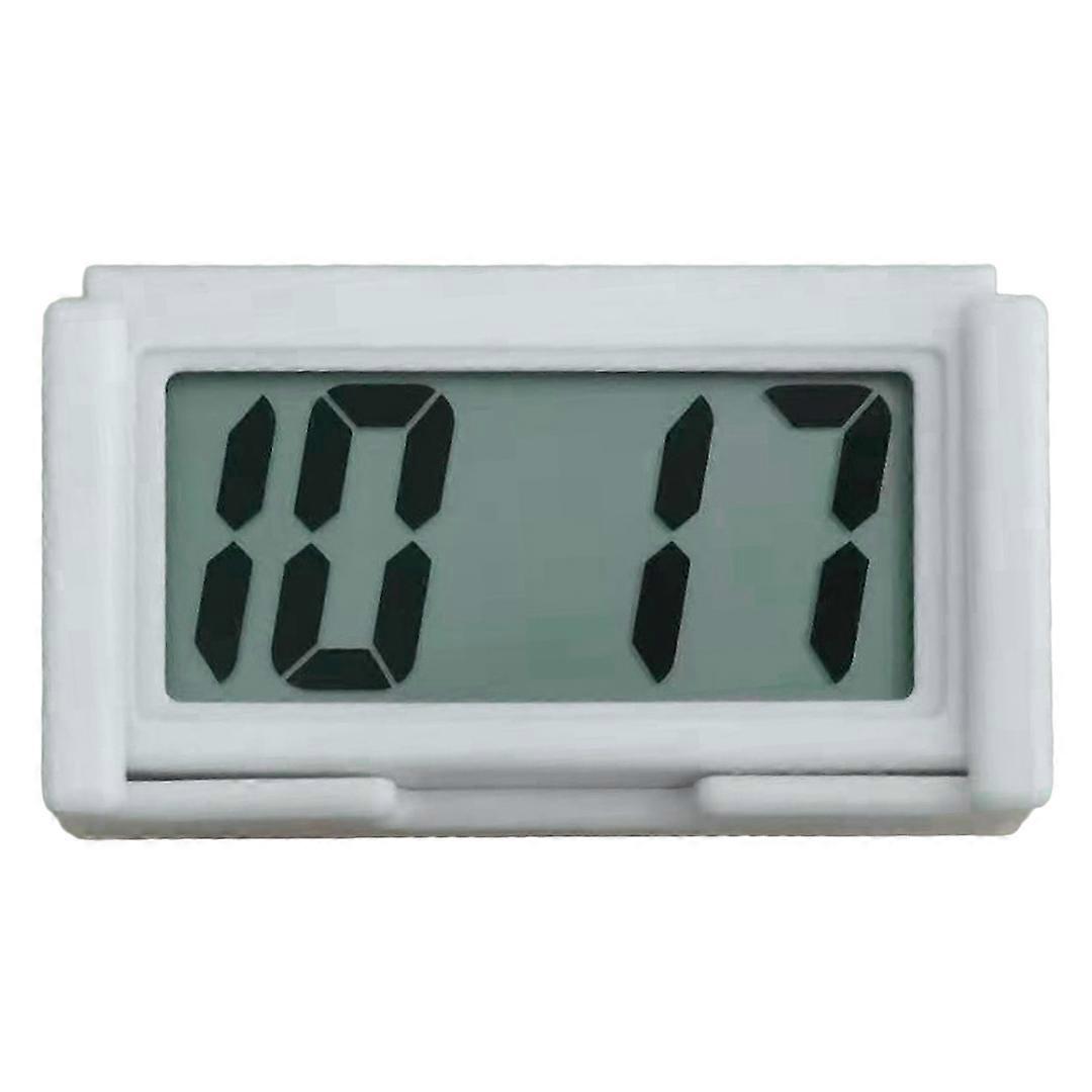Y-2020 Mini Portable Simple Square Silent Digital Clock Car Home Electronic Clock