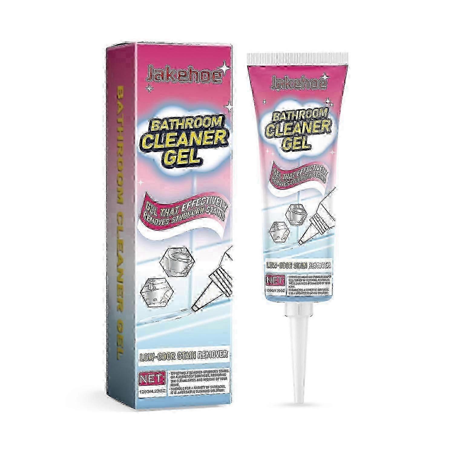 Jakehoe جل تنظيف الحمام ، بلاط الجدار الحمام وصمة عار المرحاض ، الأصفر ومزيل المقياس