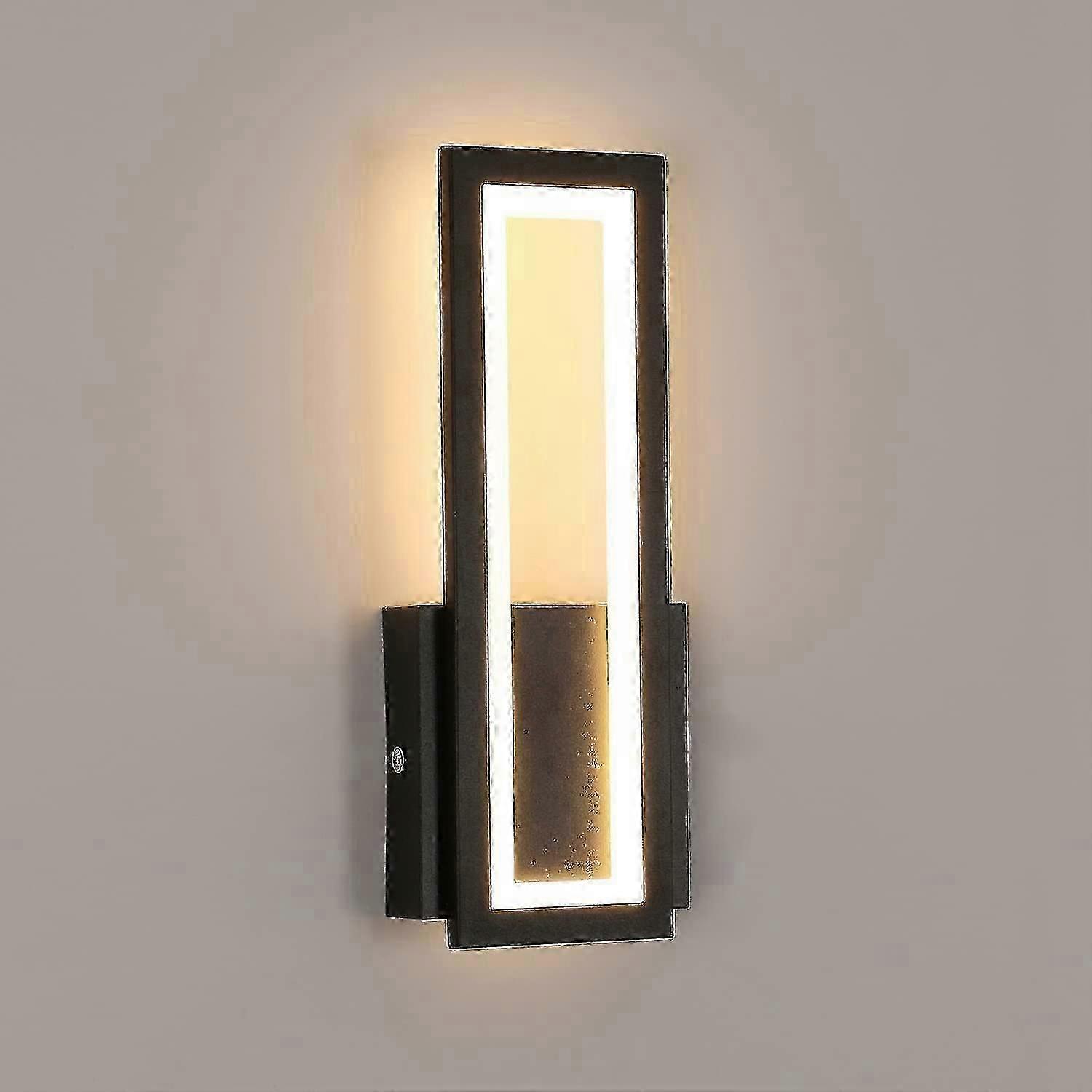 Indoor Led Wall Light, 16w Simple Square Led Wall Light Warm White 3000k