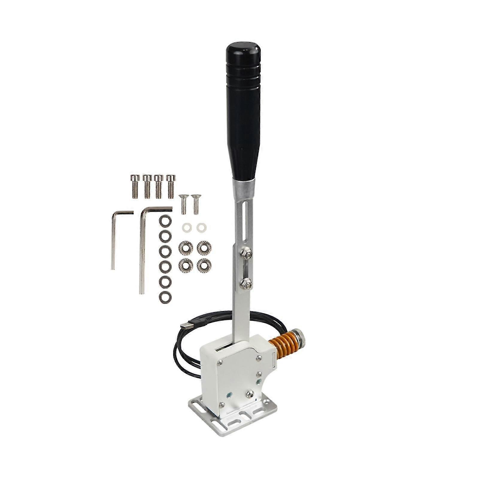 PC USB Handbrake Brake Analog Performance Handbrake Convenient Installation Professional Game Handbrake Racings Game Handbrake