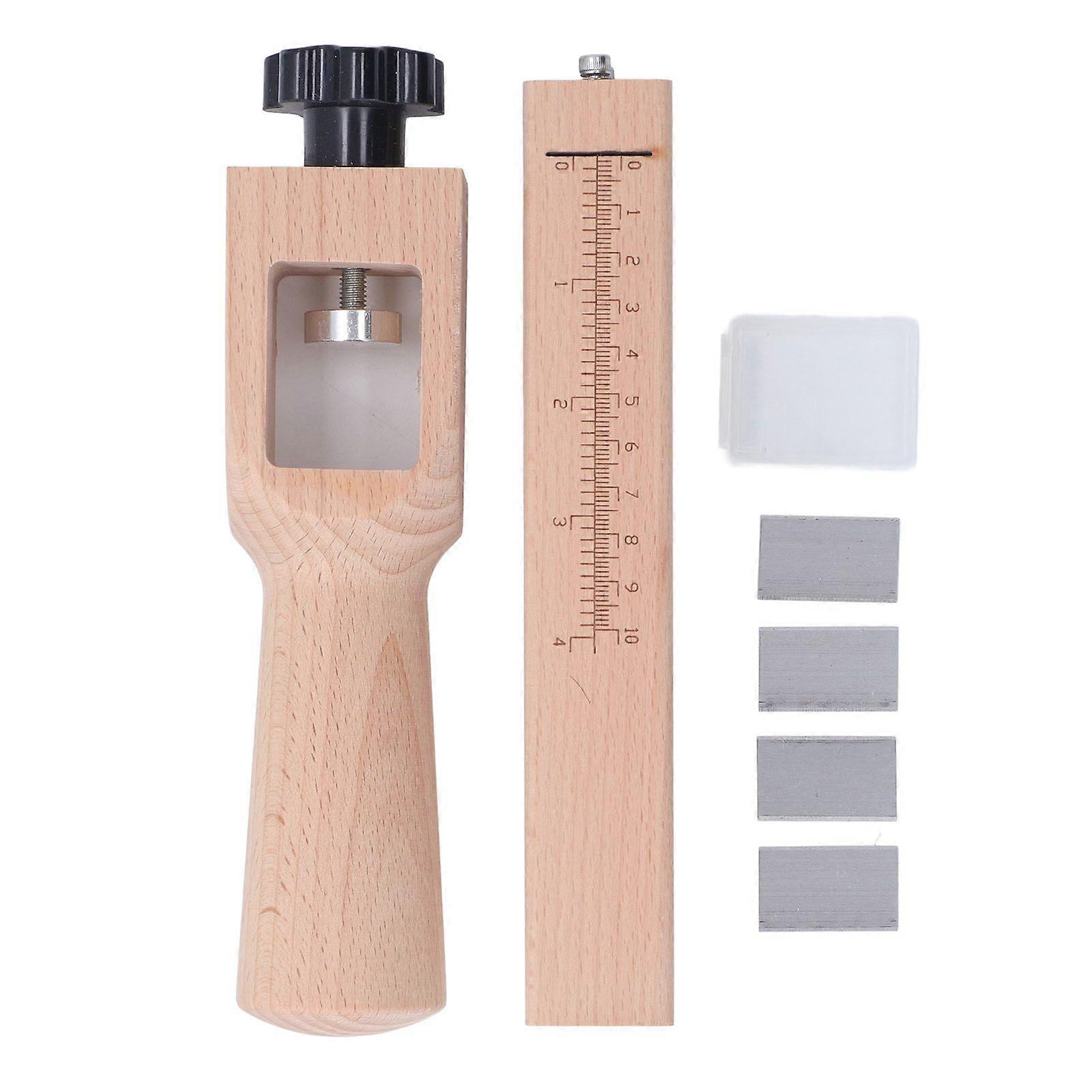 Hochwertiger Lederdrahtschneider Holzgürtelschneider Gürtelschneider Lederstreifen