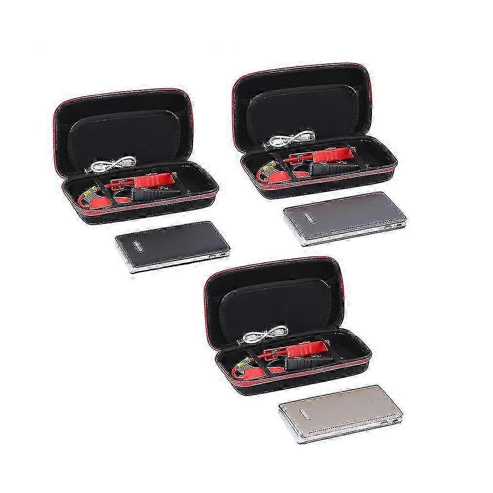 30000mAh Portable Car Jump Starter with LED Light, Emergency Power Bank for Vehicles