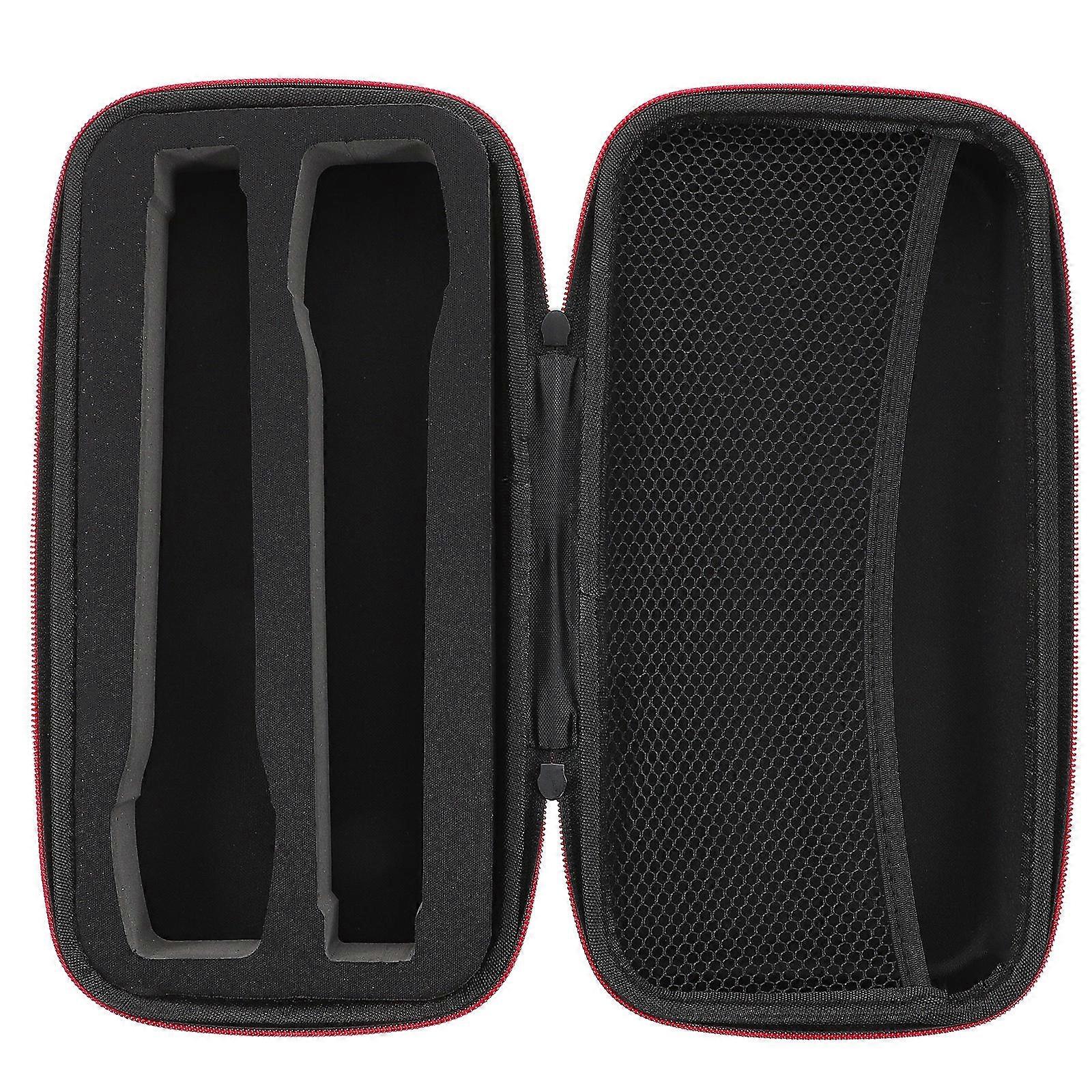 Portable Microphone Pouch with Built-in Mesh Pocket for Accessories