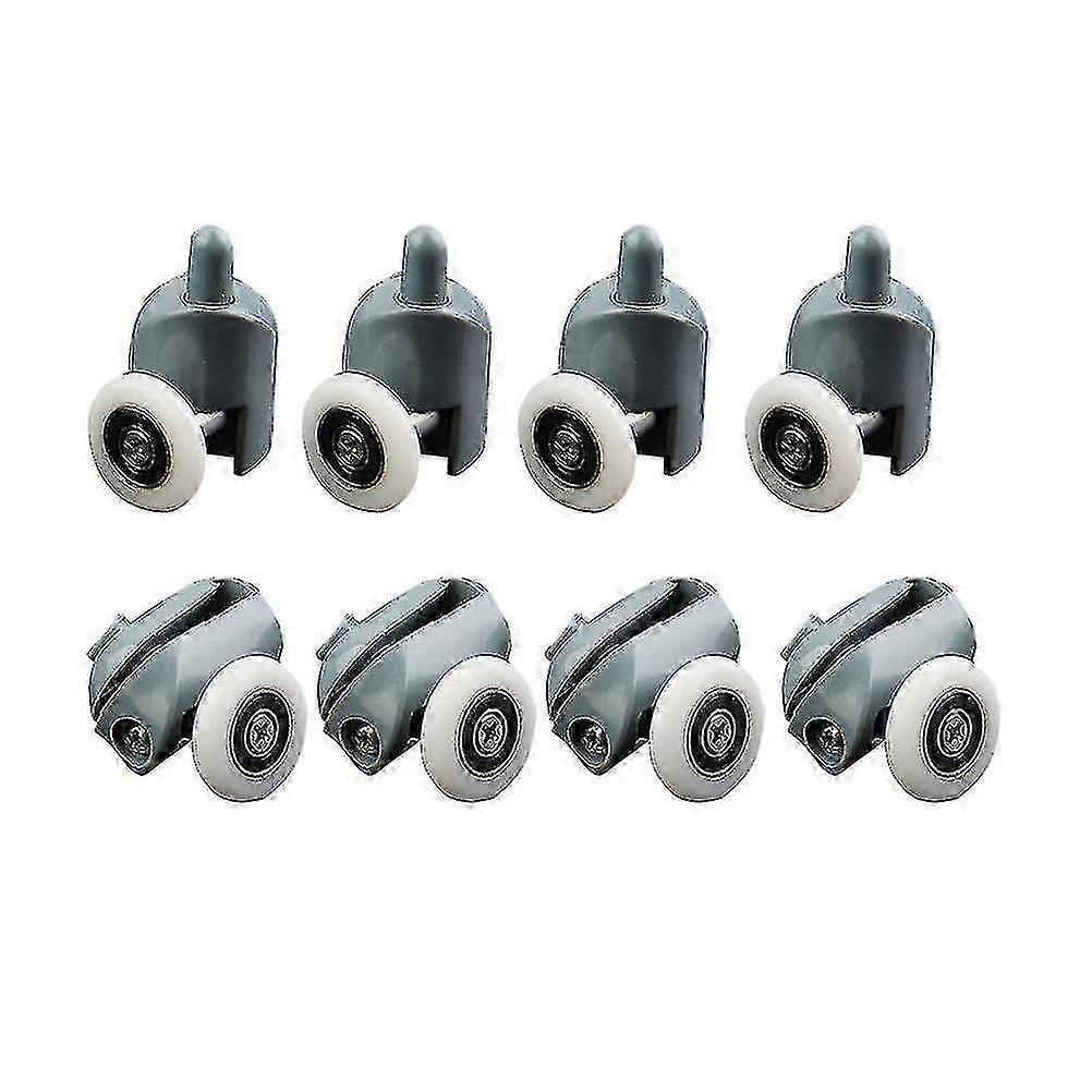 12 Stück Glas Duschtür Riemenscheiben Räder Einzelrollen für Gehäuse