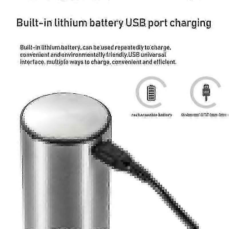 Bottle Openers Smart Automatic Electric Wine Opener Usb Rechargeable Wine Bottle Corkscrew Silver