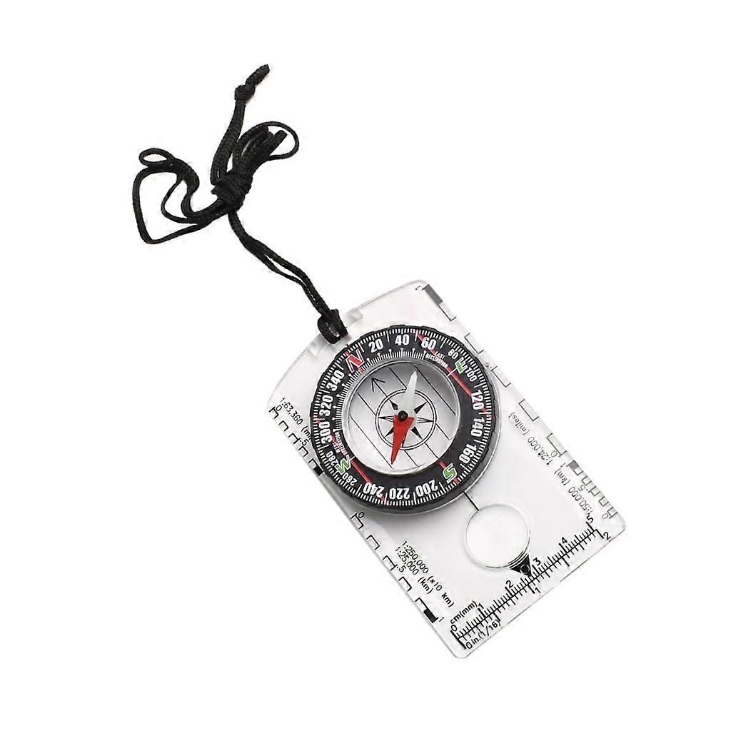 Survival Navigation Compass for Camping, Multi-Functional, Lightweight, Durable for Map Reading and Backpacking Trips