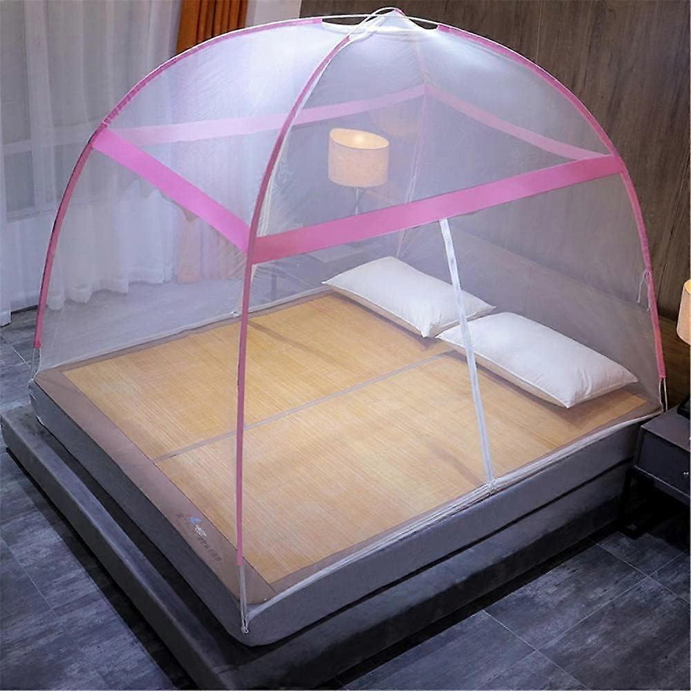 Mosquito net for bed, portable foldable mosquito net, fine mesh, protection for sleep, suitable for Queen 120200cm A