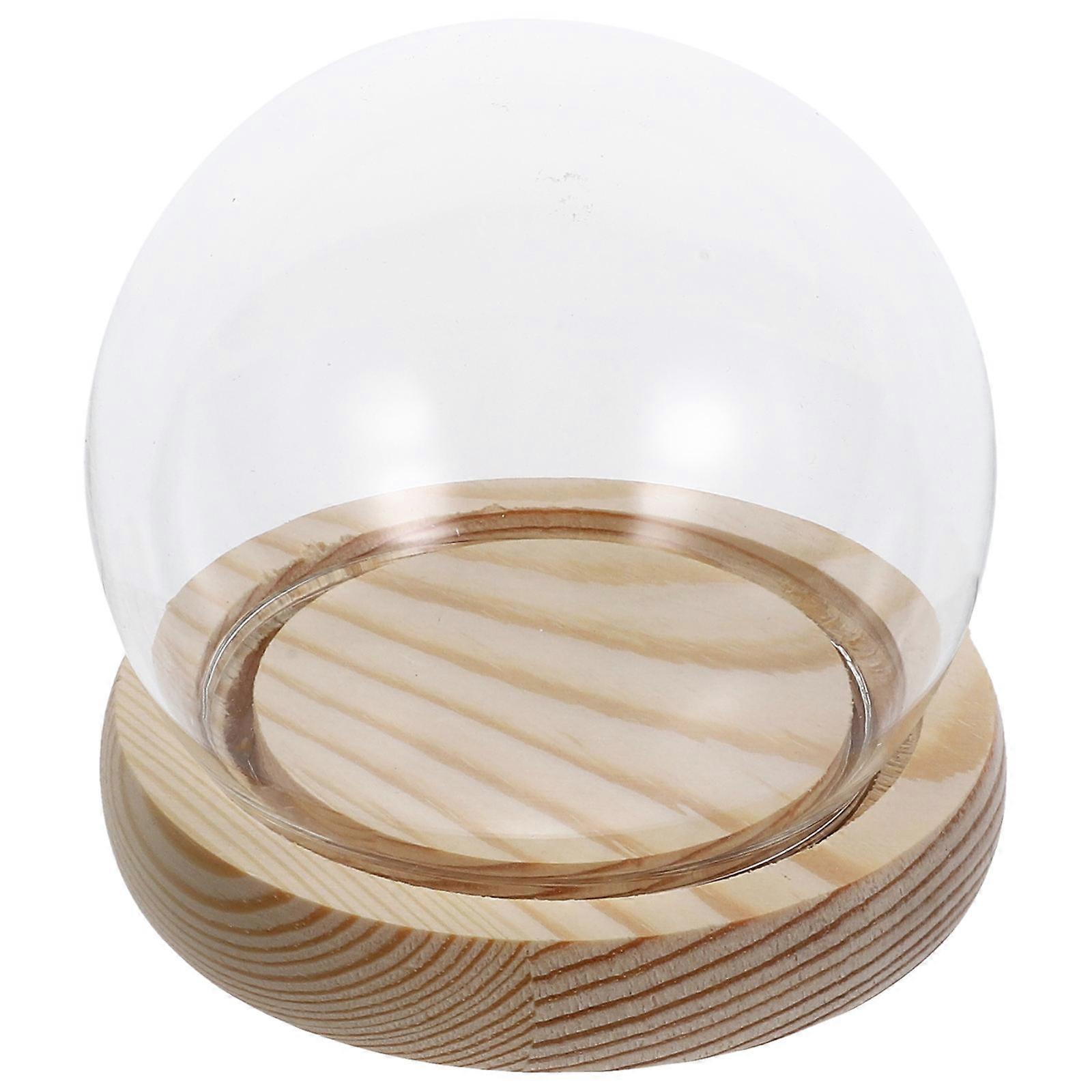 Decorative Flower Glass with Light Base, Functional for Various Display Items