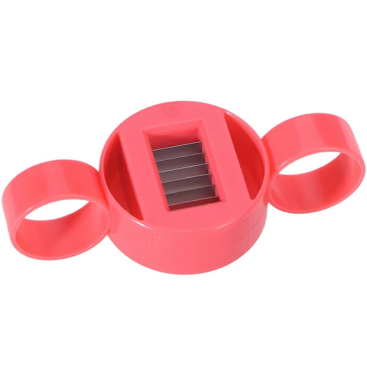 Kitchen Slicing Assistant Tool Handheld Plastic Bean Stringer .00X4.20X2.00CM Slicing Green Beans 2Pcs