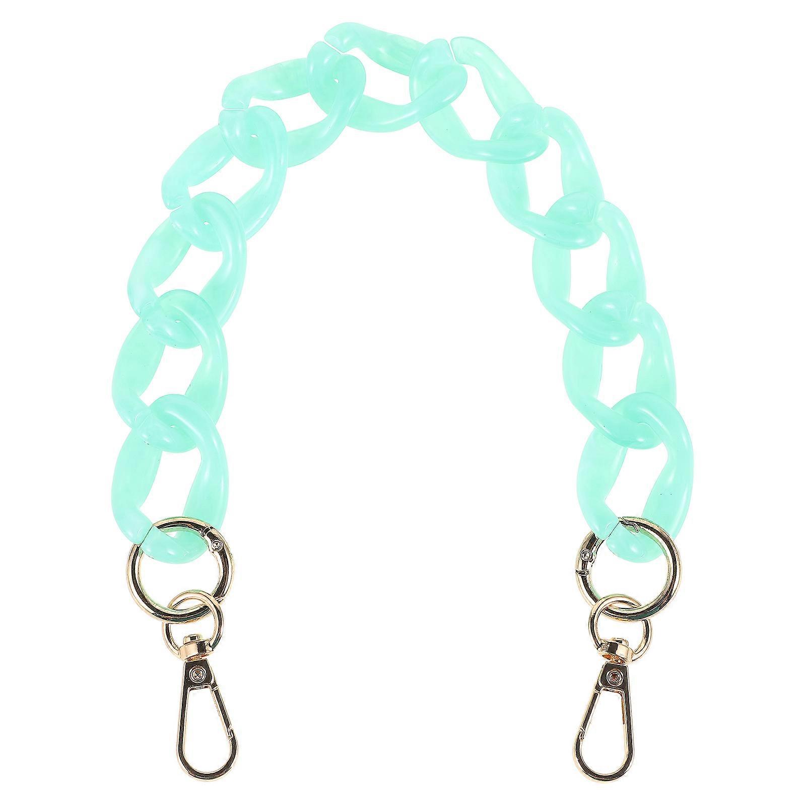 Sturdy Handbag Chain Strap Replacement for Crossbody Bags – Green Purse Handle for Fashionable Bag DIY Accessories