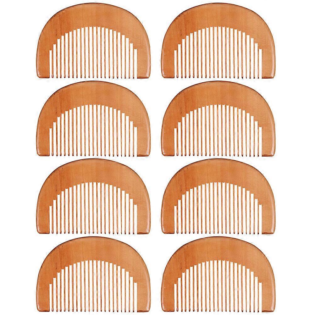 Wood Comb For Women Hair Portable Combs Anti Static Circulation Improvement Outdoor 8Pcs