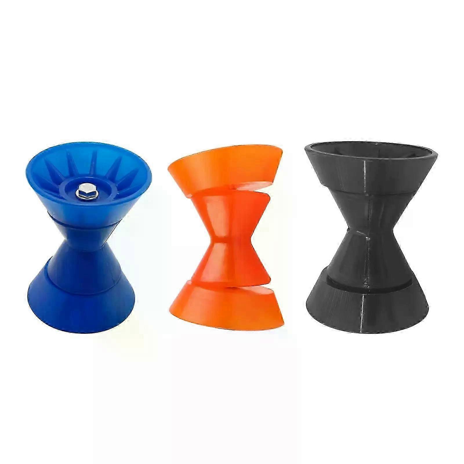 Bow Roller Multipurpose 3 inch Polyurethane Trailer Parts Fit For Boat Trailer Bracket Easy to Mount Easy to Use Supplies Durable