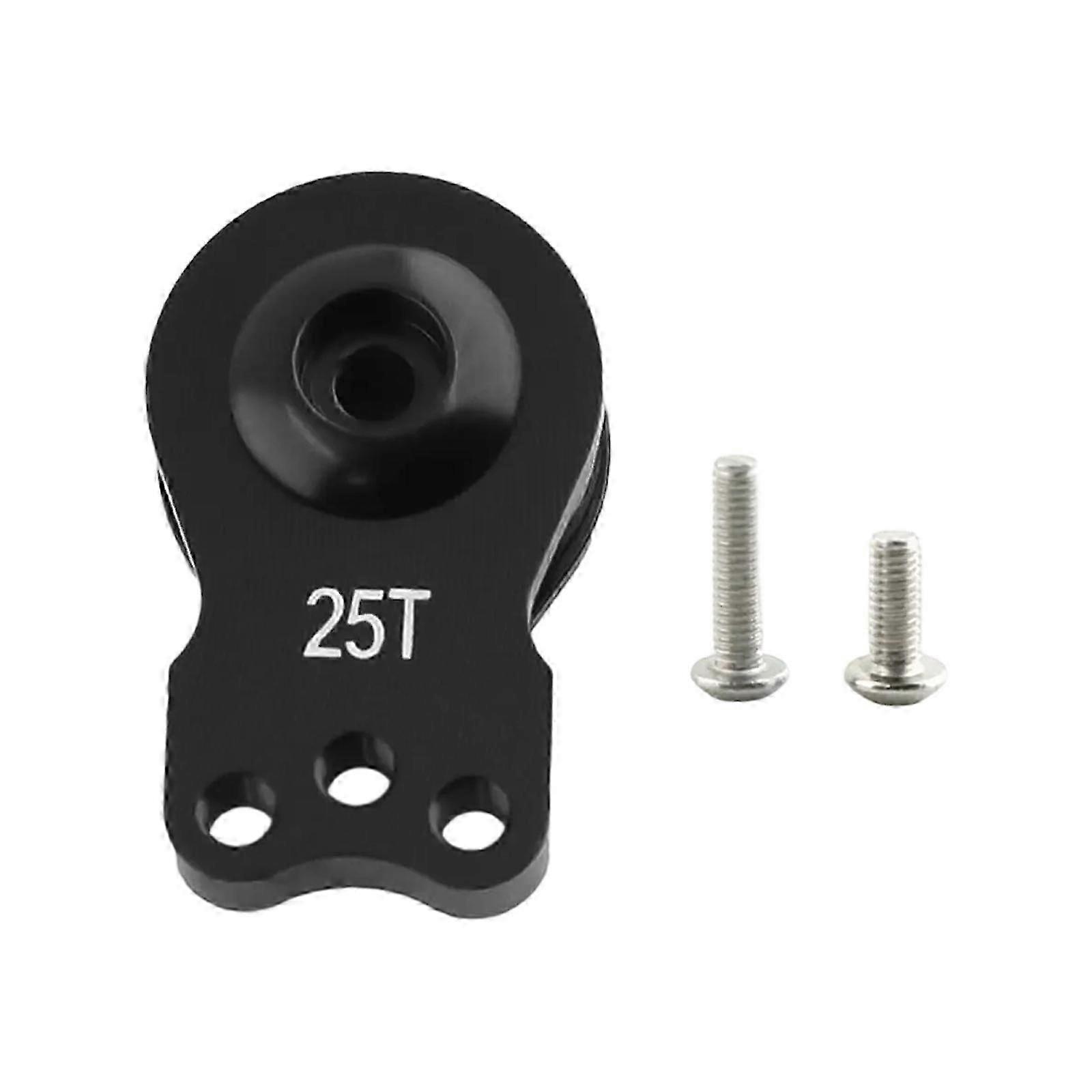 Adjustable Servo Arm Servo Horns for Remote Control Crawlers Black Upgrade Parts for Remote Control Crawlers Titanium