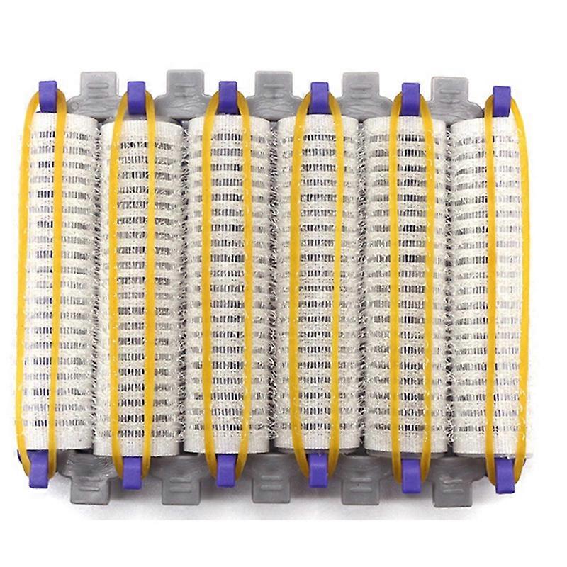 Small Size 24 Pcs/Set Nylohook And Loop Hair Hair Rollers With Perm Bars Curling Irons With Clips And Rubber Ties