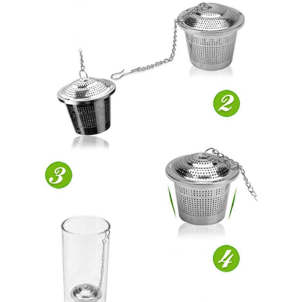 Metal Tea Infuser Useful Tea Filter Set Tea Lovers 3Pcs