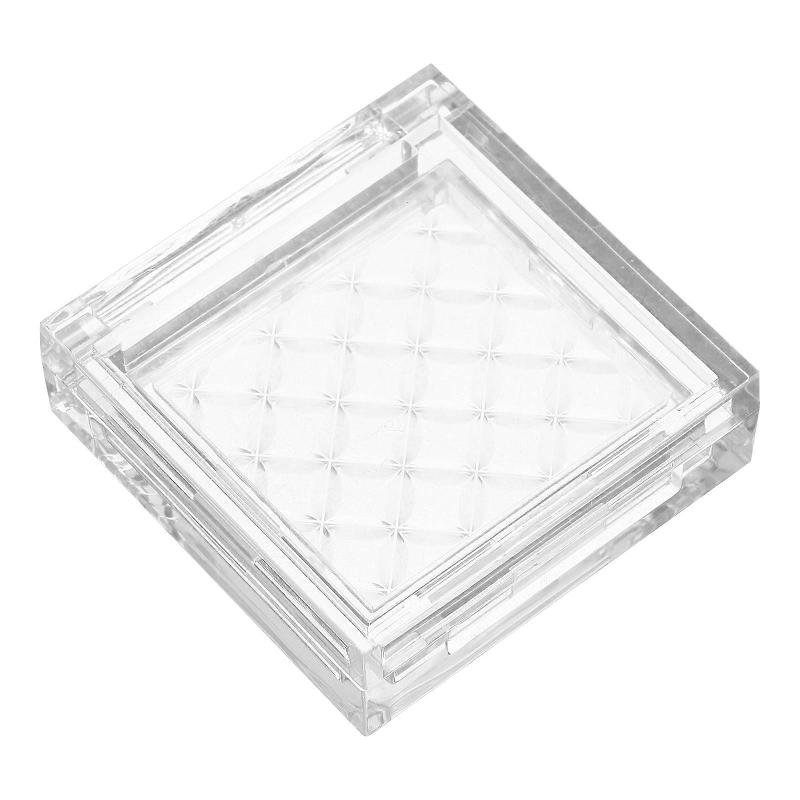 Empty Highlighter Tray Refillable Plastic Makeup Pan for DIY Eyeshadow & Blush Durable & Reusable Cosmetic Container for Women