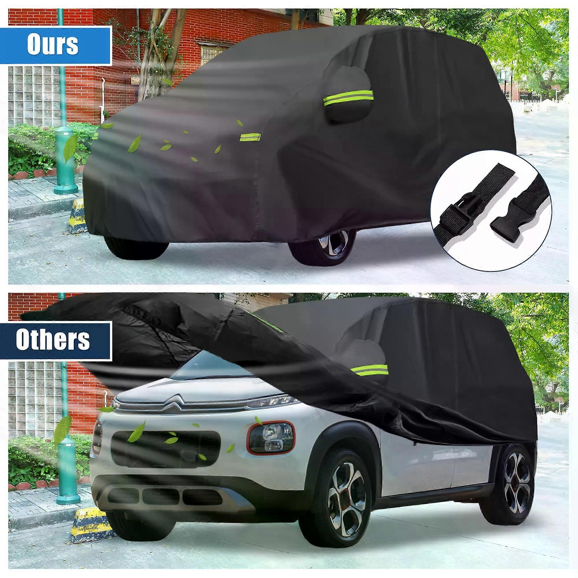 con Waterproof Car Cover Full Cover with Zipper for Citroen C3