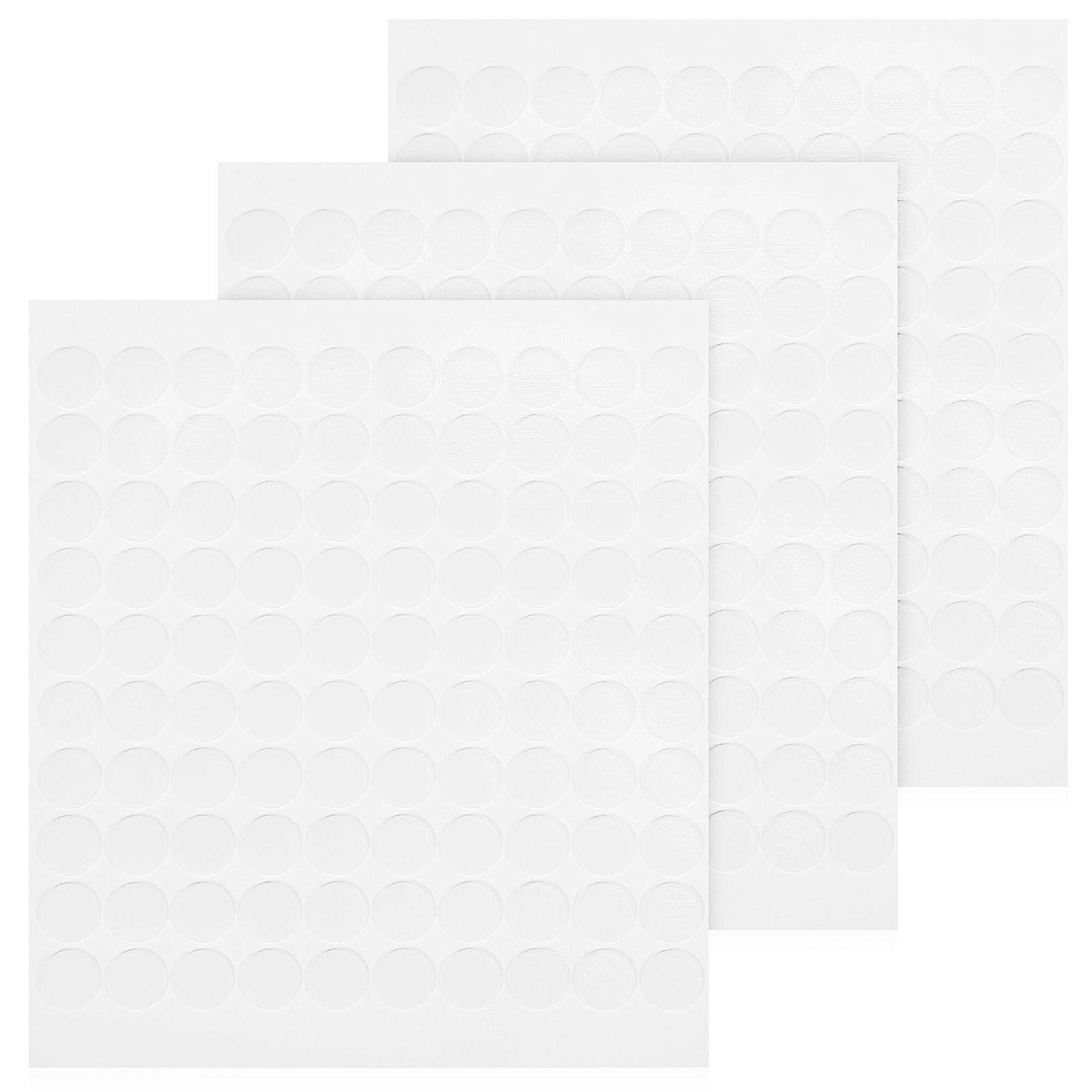 300Pcs Double-Sided Adhesive Dots Transparent Round No Marks Waterproof Dot Stickers for Decoration