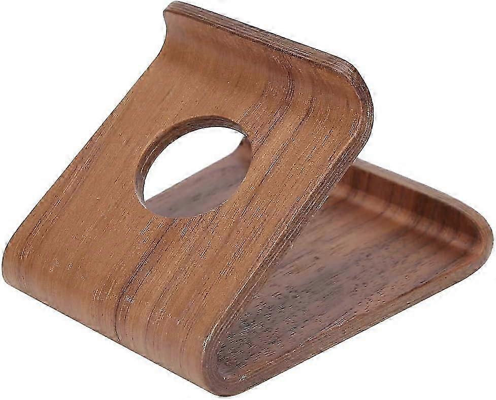 Wooden Tablet Stand - Universal Mobile Phone Holder for Desktop