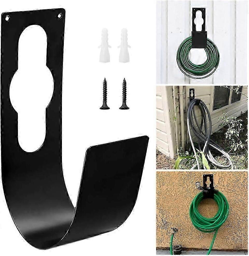Heavy Duty Garden Hose Hook - Wall Mount (2pcs)