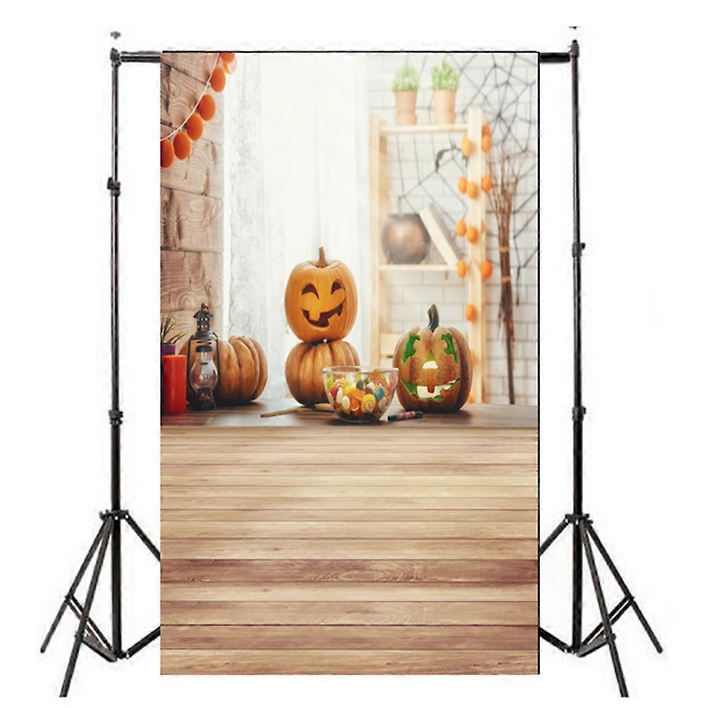 Happy Halloween Photo Backdrop 3D Pumpkin Background 90x150cm For Theme Parties Children Pictorial Cloth 1Pcs