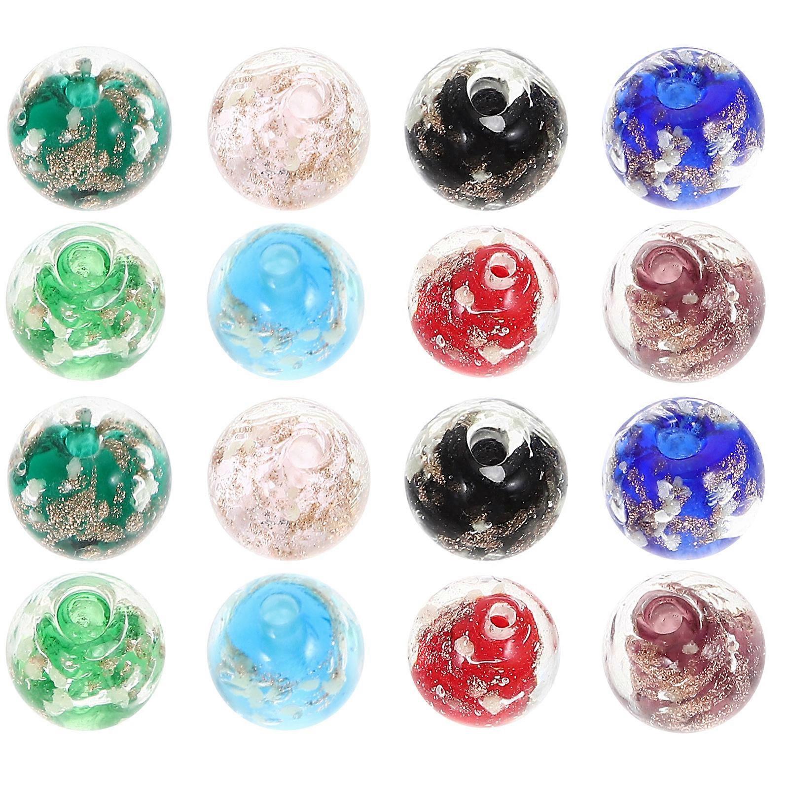 Glow-In-The-Dark Beads Glass Beads Craft Enthusiasts Birthday 1.4X1.4X1.4CM DIY Crafts 80Pcs
