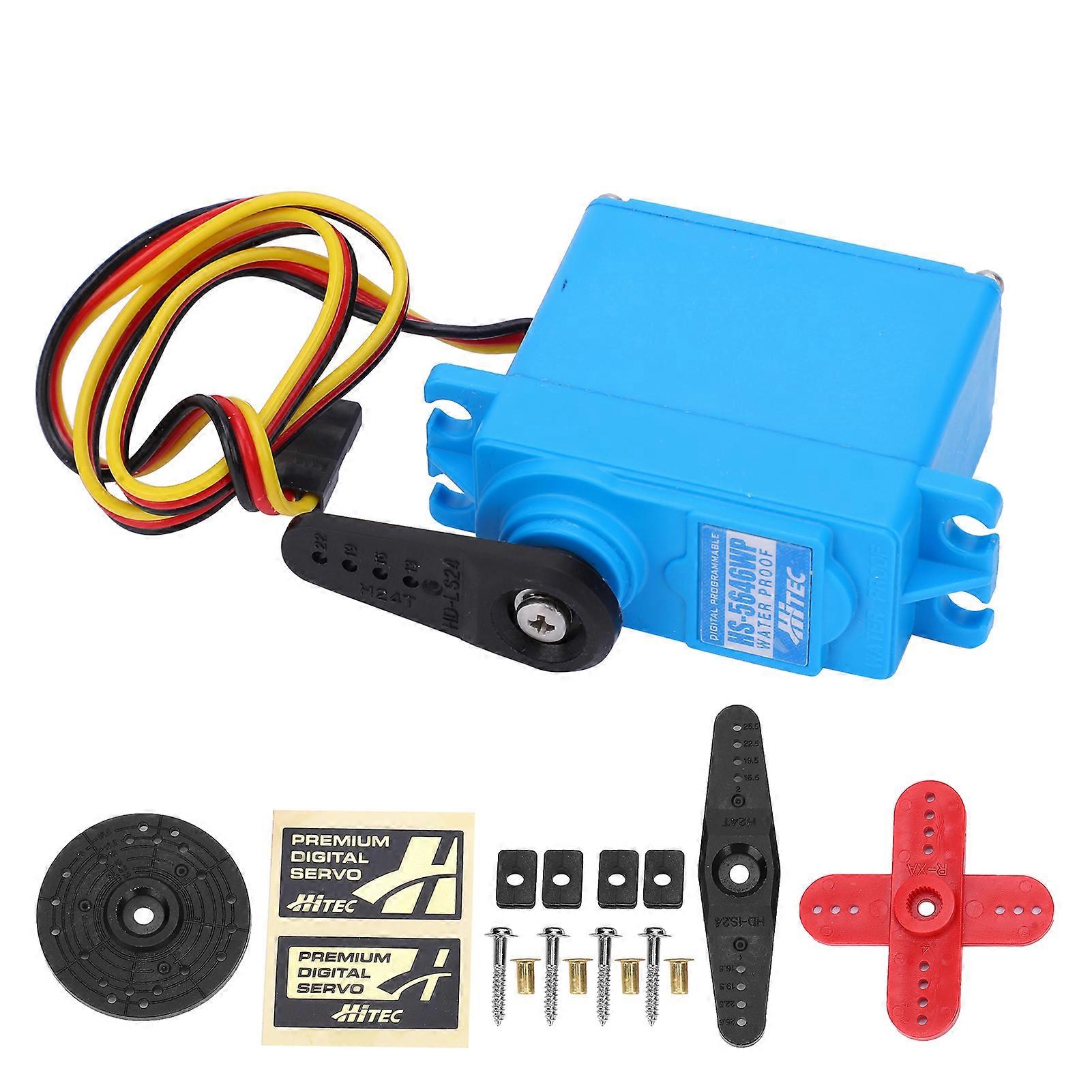 HS‑5646WP IP67 Waterproof Servo Digital Servo Spare Part Accessory for RC Car Boat