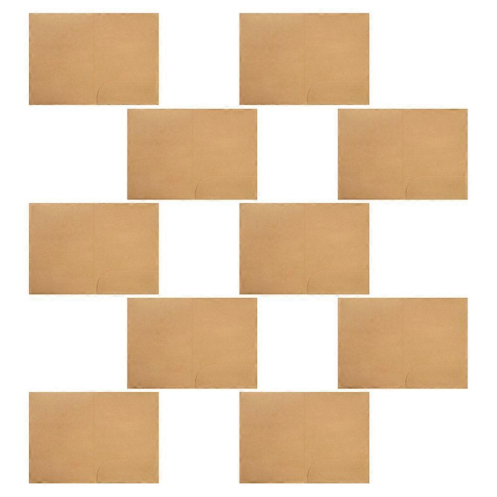 File Envelopes Presentation Folders A4 Size Document Organization 10Pcs